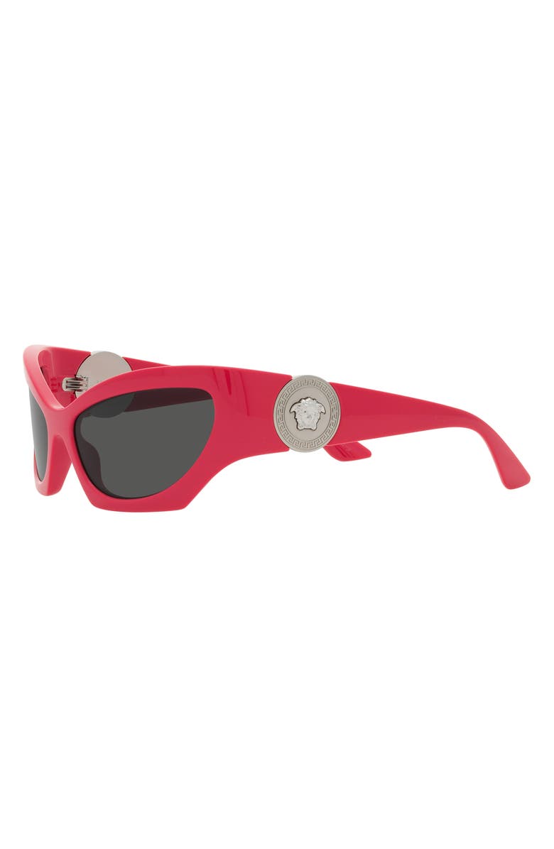Versace 60mm Cat Eye Sunglasses, Alternate, color, Pink