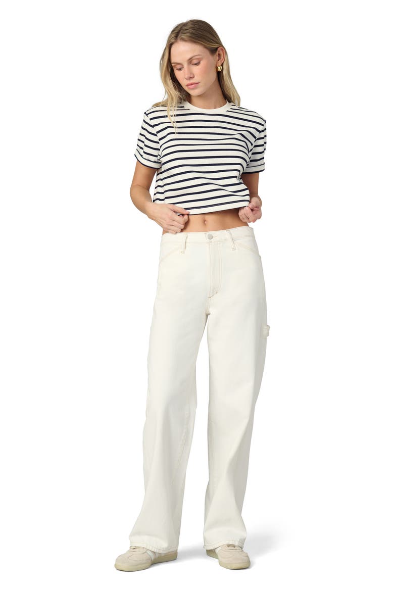 The Baggy Carpenter Jeans, Alternate, color, MILK