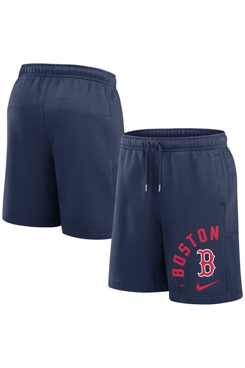 Men's Nike Navy Boston Red Sox Arched Kicker Shorts, Main, color, Navy