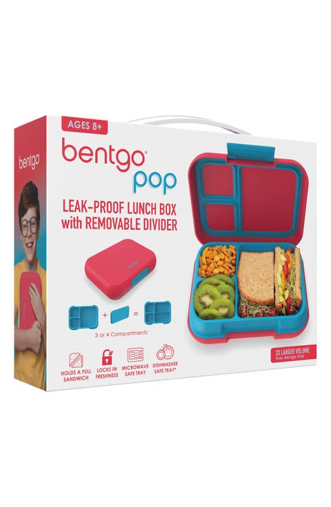 Pop Lunch Box - Coral/Teal