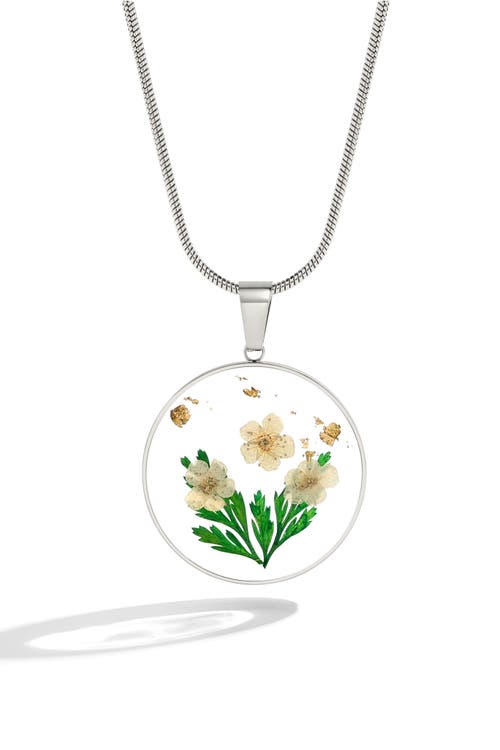 Mint & Lily Pressed Birth Flower Necklace