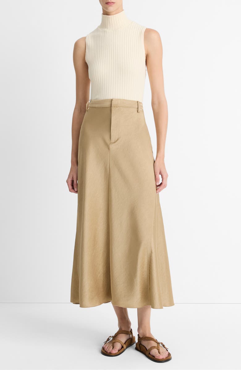 Vince Sleeveless Rib Top, Alternate, color, Chalk