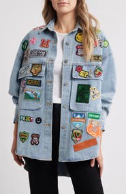 NIKKI LUND Thora Patch Denim Jacket