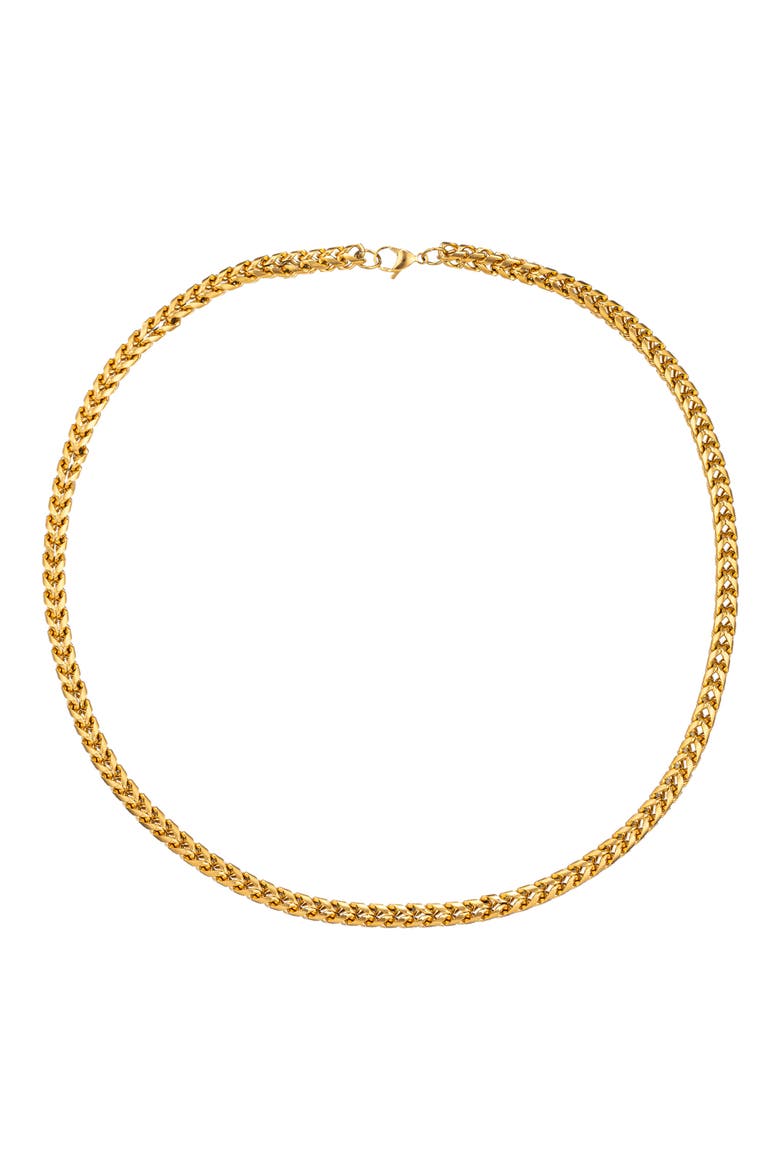Men's Leo Chain Link Necklace, Main, color, GOLD