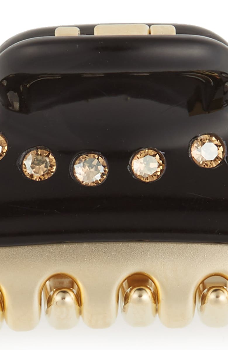 Alexandre de Paris Baby Crystal Embellished Hair Clip, Alternate, color, 