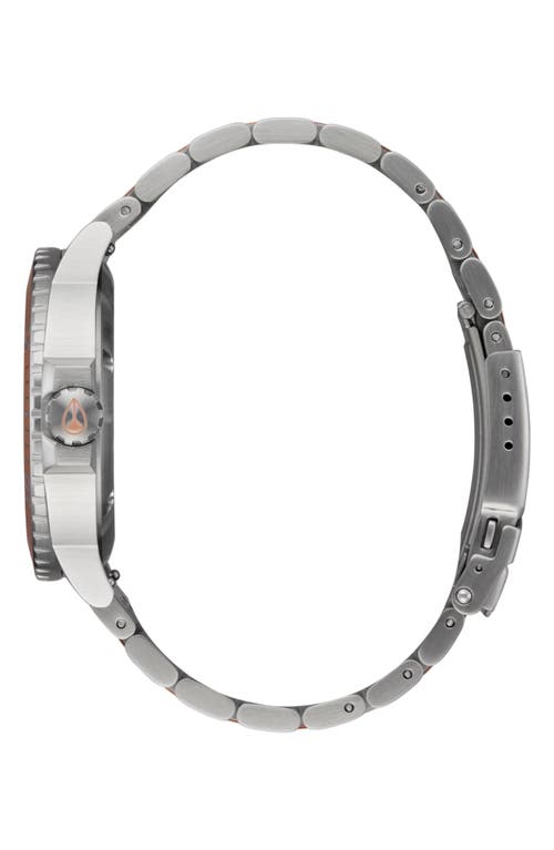 Nixon The Stinger Solar Dive Bracelet Watch, 44mm In Metallic