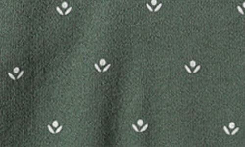 Quincy Mae Spongey Knit Sweatshirt & Leggings In Green