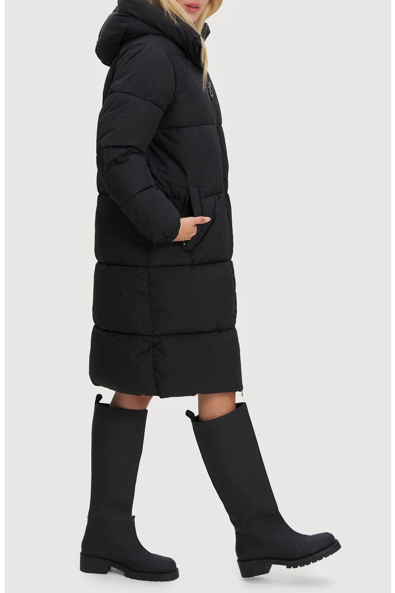 Ramona Hooded Parka, Alternate, color, BLACK