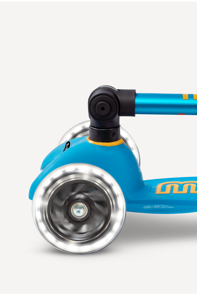 Mini Foldable LED Scooter for Ages 2-5, Alternate, color, Ocean Blue