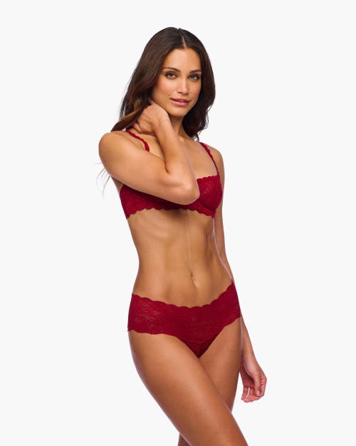 Cosabella Nsn Hottie Low Rise Boyshort In Red