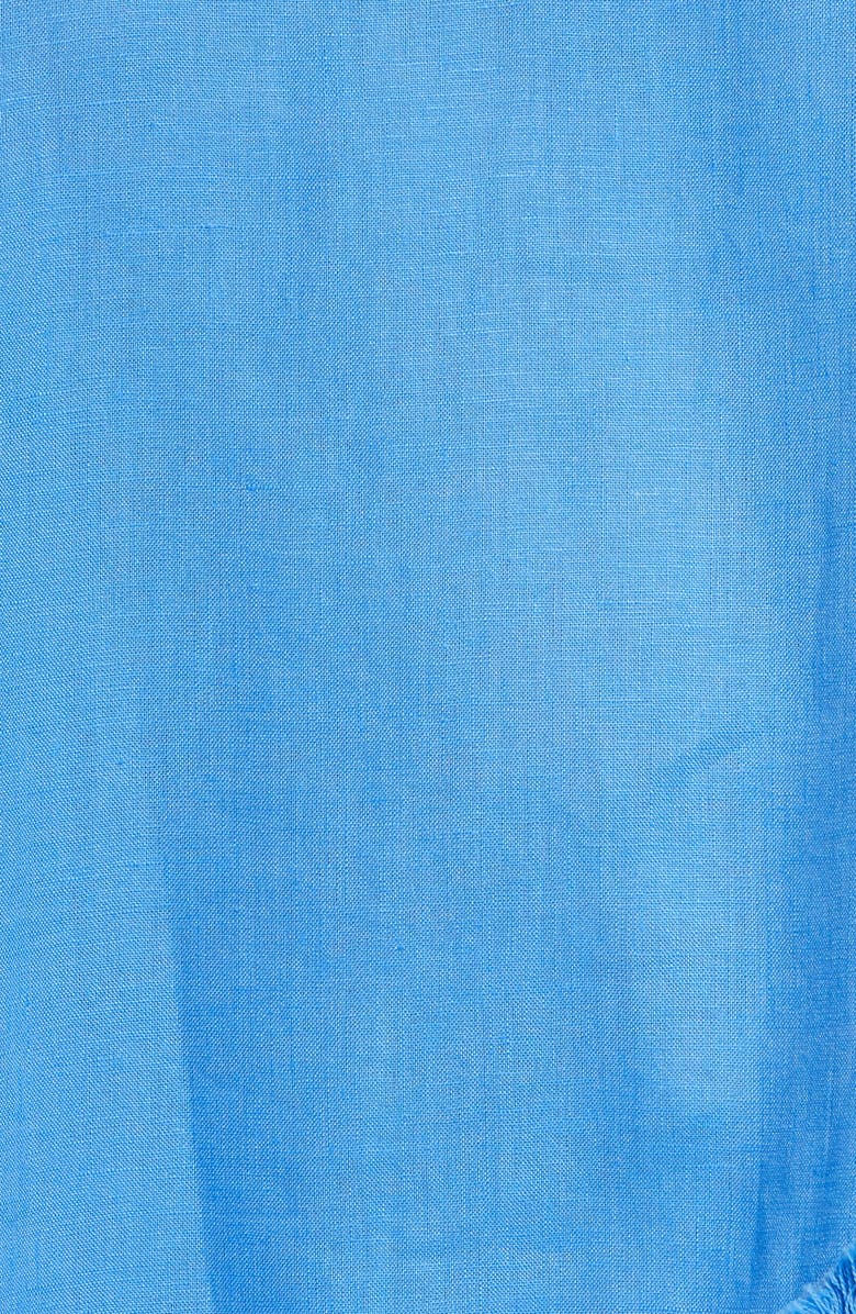 Lafayette 148 New York Sera Fringe Linen Shift Dress, Alternate, color,
