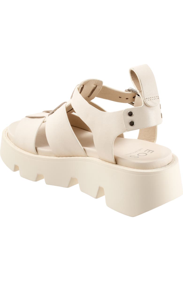 EOS FOOTWEAR Kailan Lug Sole Fisherman Sandal, Alternate, color, Bone