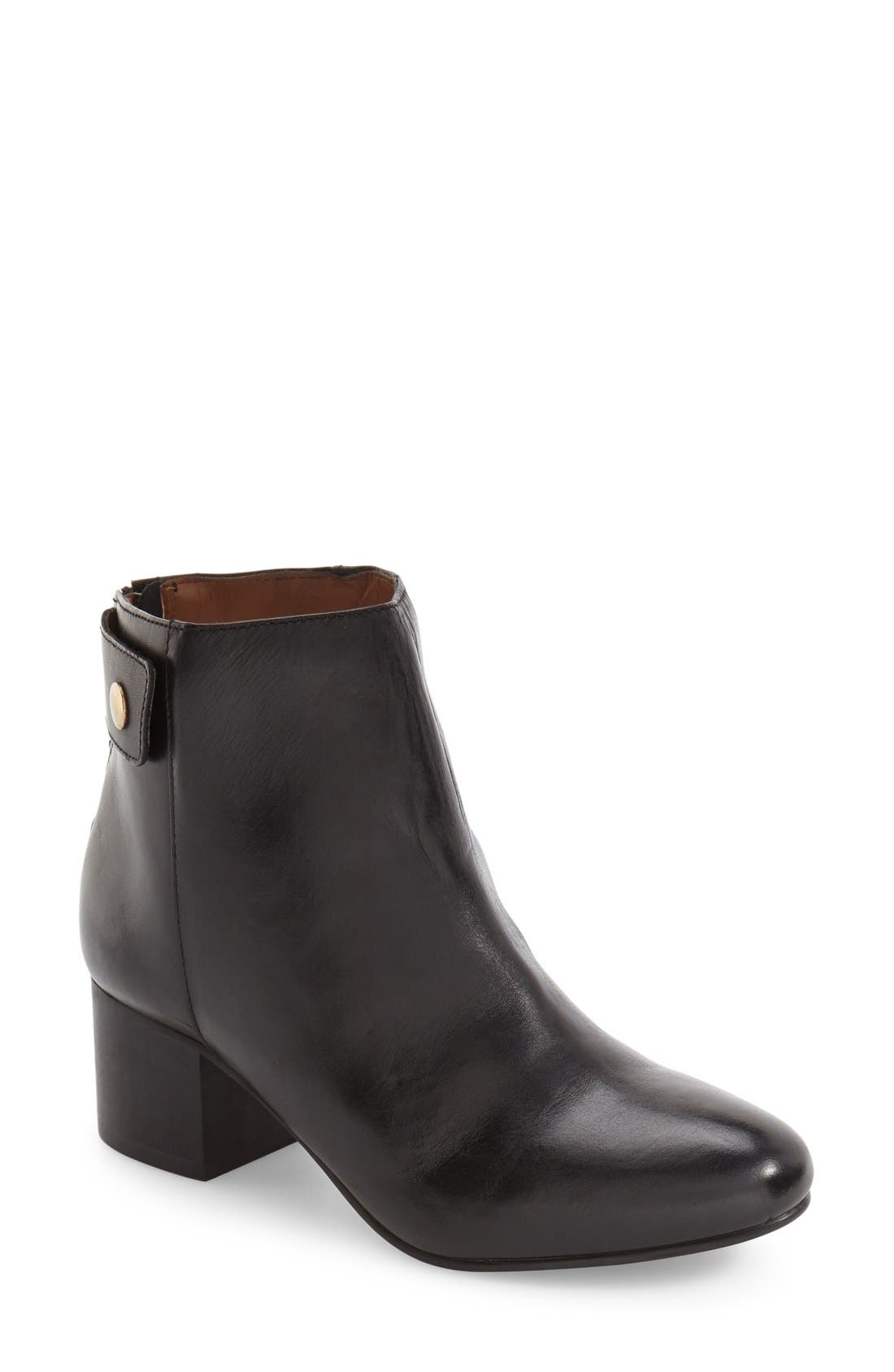 Bonnet Bootie, Main, color, BLACK