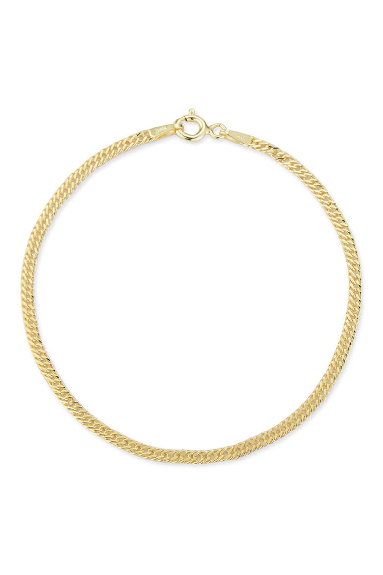Curb Chain Bracelet, Main, color, GOLD