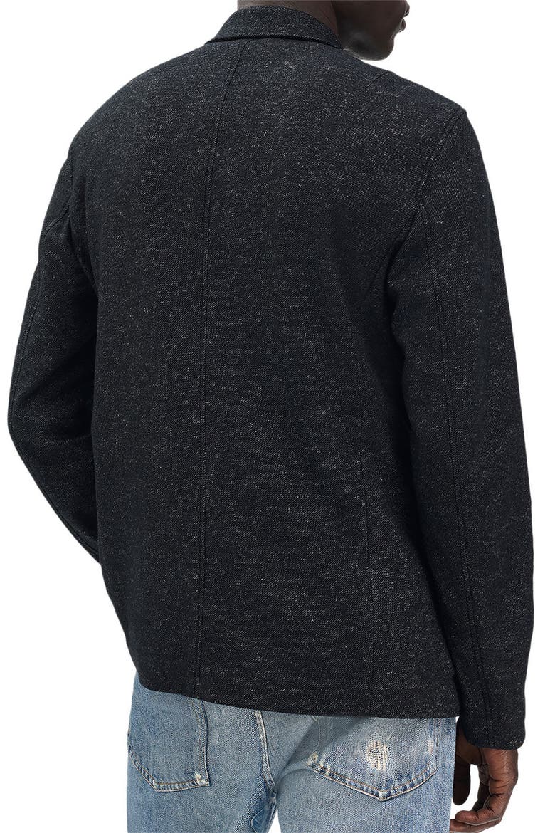 Prospect Cotton & Wool Twill Jacket, Alternate, color, DARK GREY