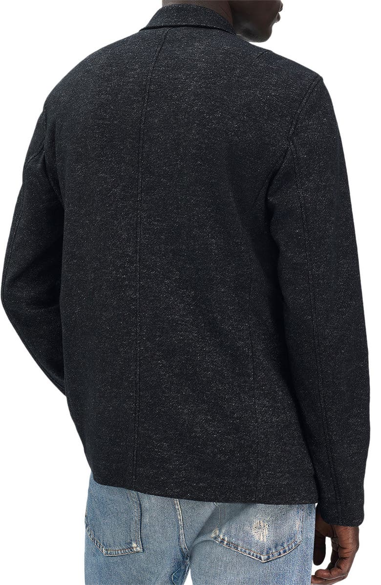 rag & bone Prospect Cotton & Wool Twill Jacket, Alternate, color, Dark Grey