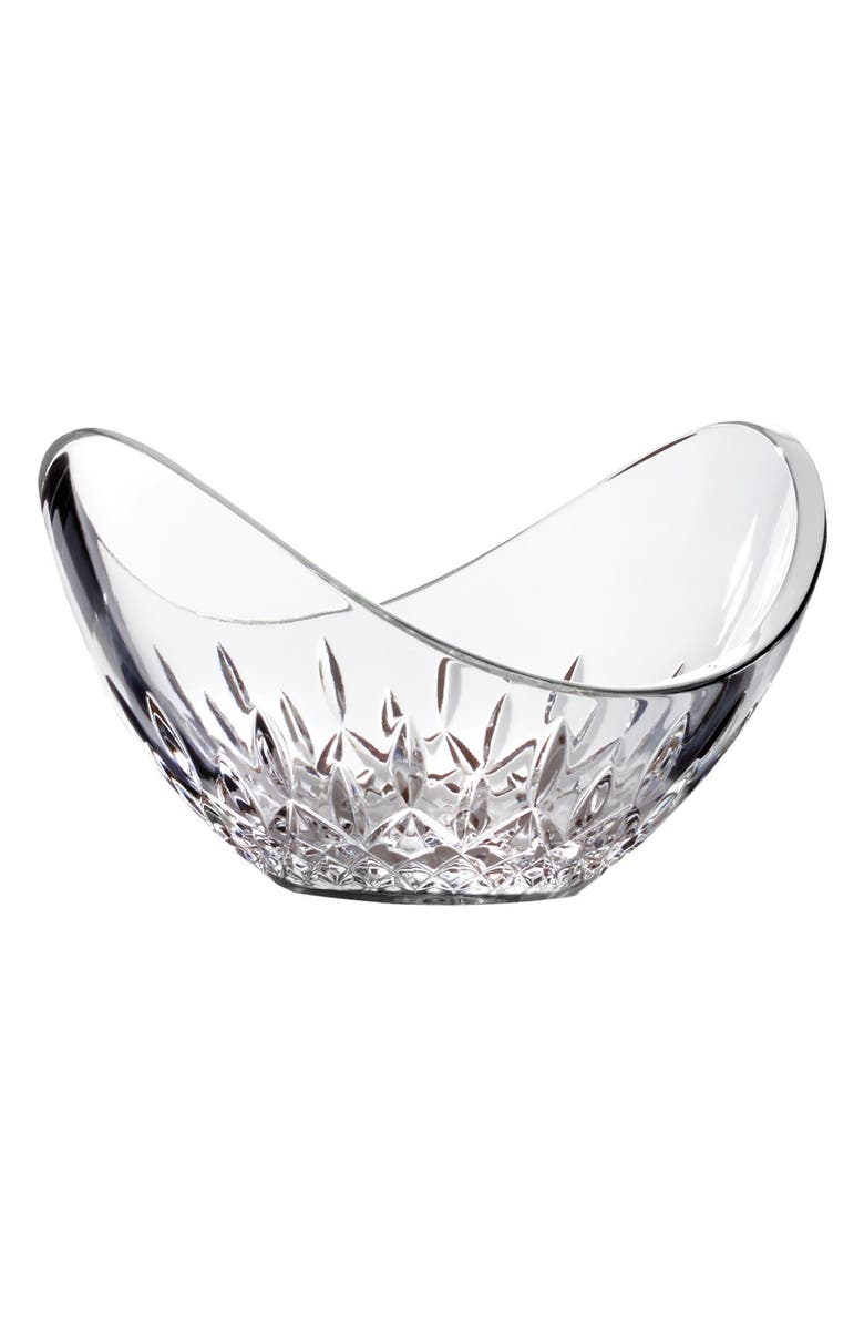 Waterford 'Lismore Essence' Lead Crystal Ellipse Bowl, Main, color, 