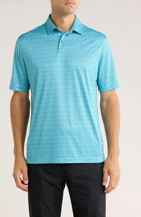 Print Knit Golf Polo