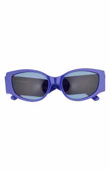 56mm Oval Sunglasses