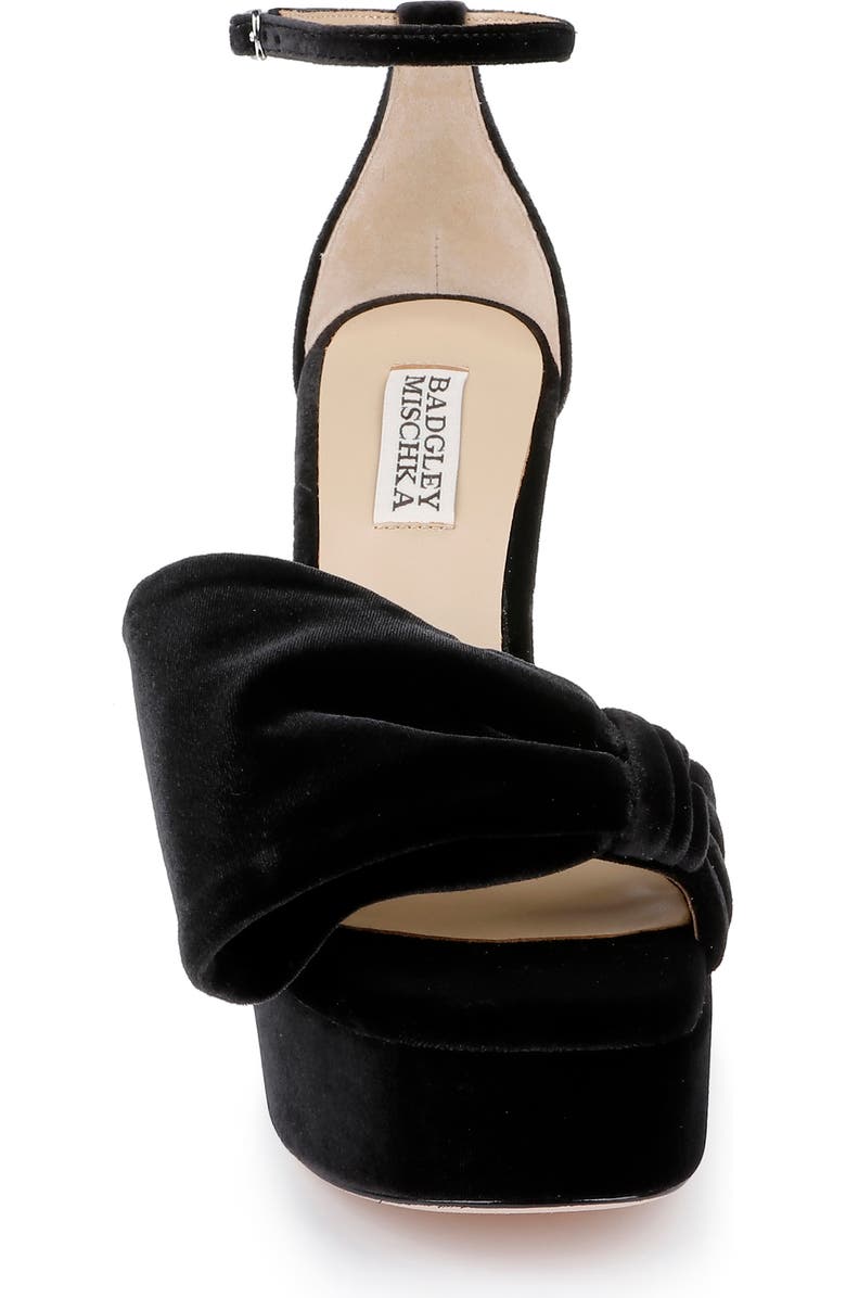 Badgley Mischka Collection Alora II Ankle Strap Platform Sandal, Alternate, color,