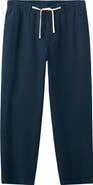MANGO Relaxed Fit Cotton & Linen Pants