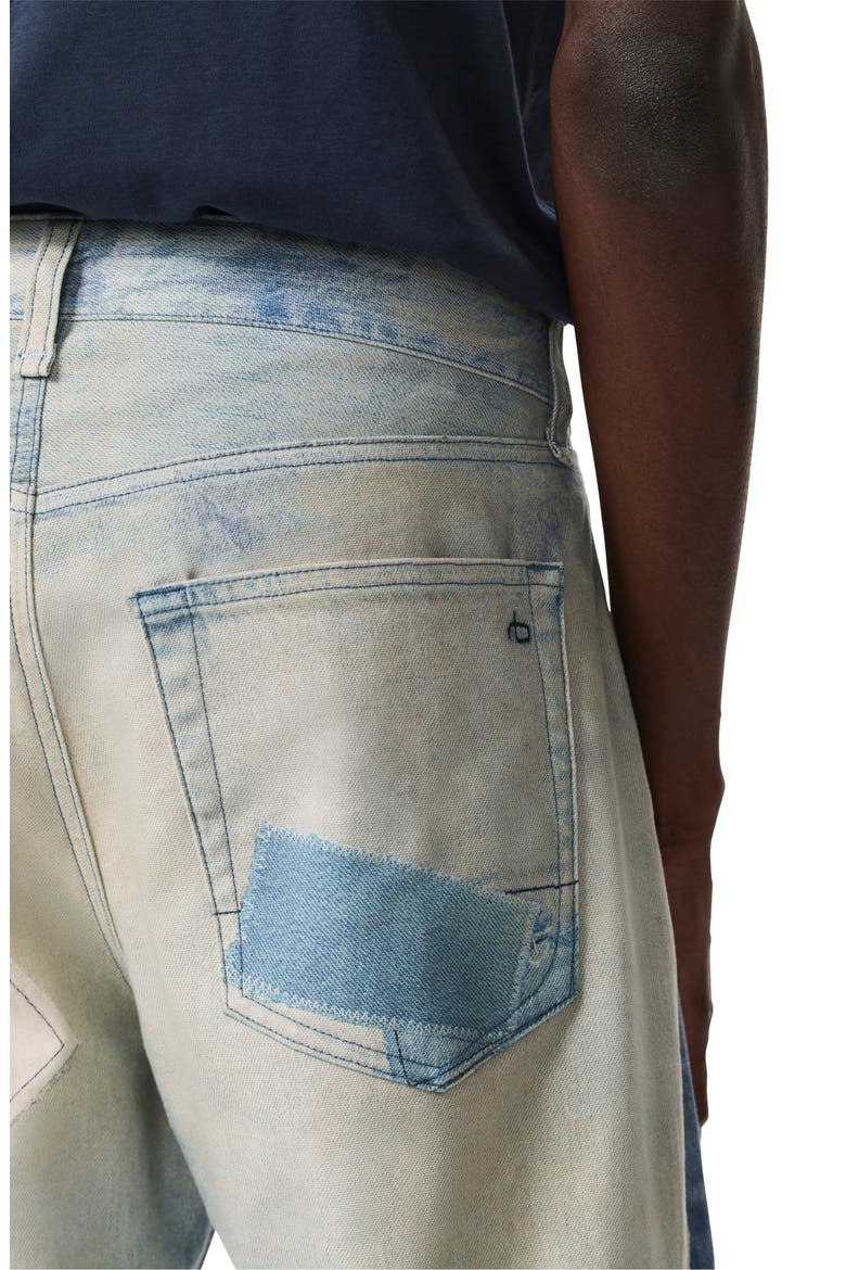 rb Miramar Fit 4 Canvas Straight Leg Jeans, Alternate, color, PATCHWORK