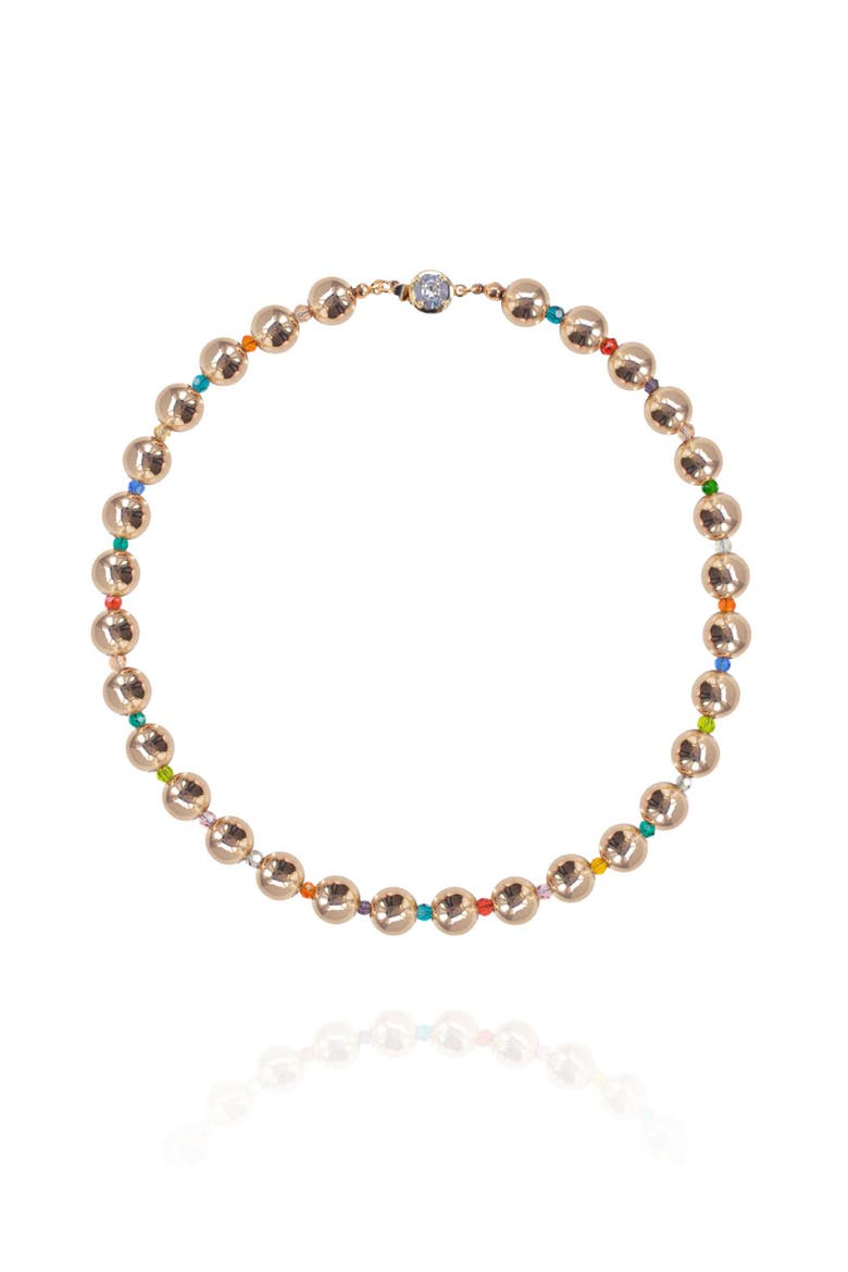 Ilka Necklace, Main, color, Gold Gumdrops