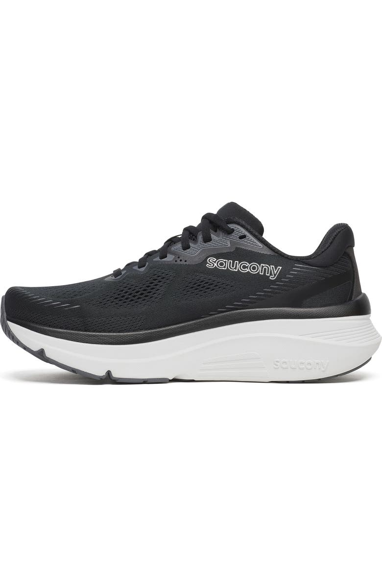 Saucony Guide 19 Running Shoe, Alternate, color, Black/ Silver