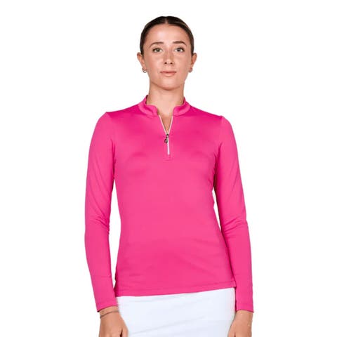 Womens 1/4 Zip Golf Shirt