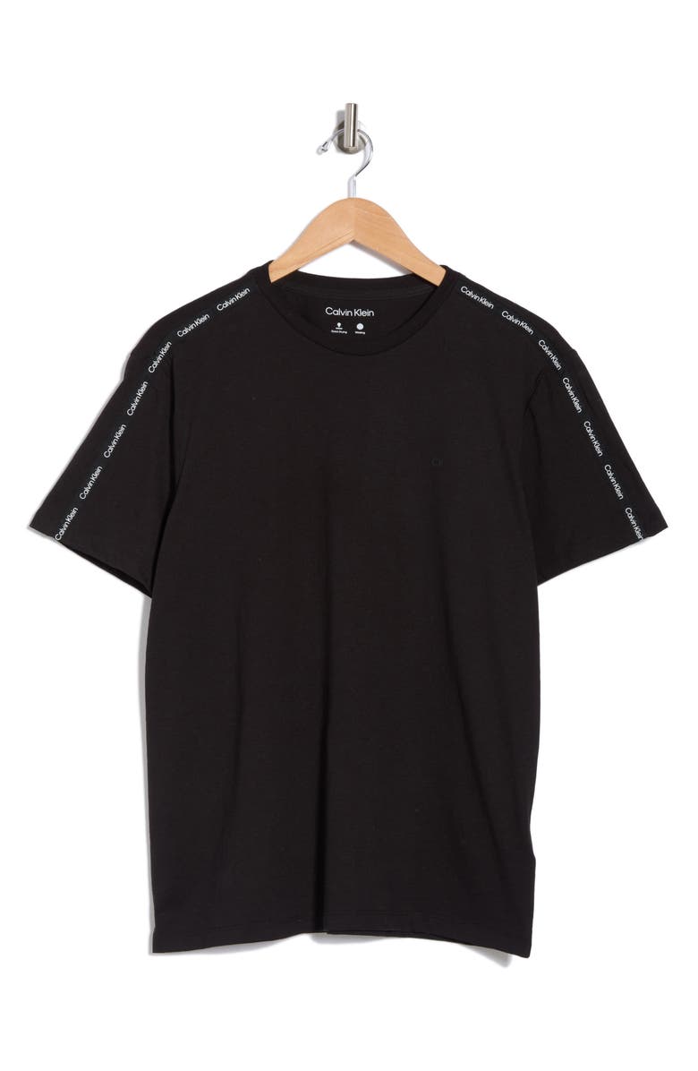 Calvin Klein Logo Tape Sleeve T-Shirt, Alternate, color,