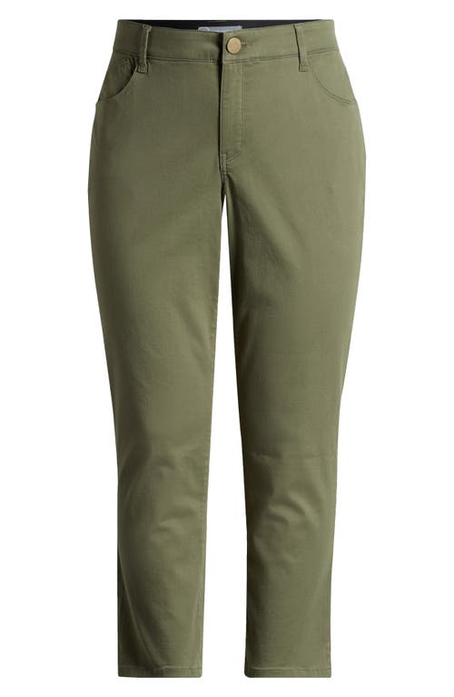 Wit & Wisdom 'ab'solution High Waist Ankle Straight Leg Pants In Lily Pad