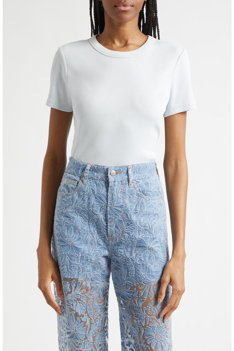 Pruitt Stretch Cotton T-Shirt, Main, color, RIVER MIST