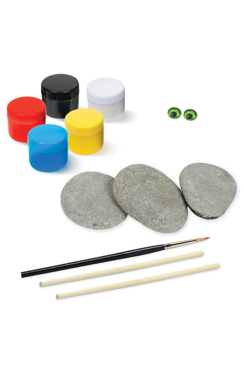 Craft Maker Hinkler DIY Animal Rock Painting Box Set, Alternate, color, Multicolored