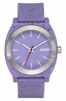 Nixon Time Teller OPP Silicone Strap Watch, 39.5mm