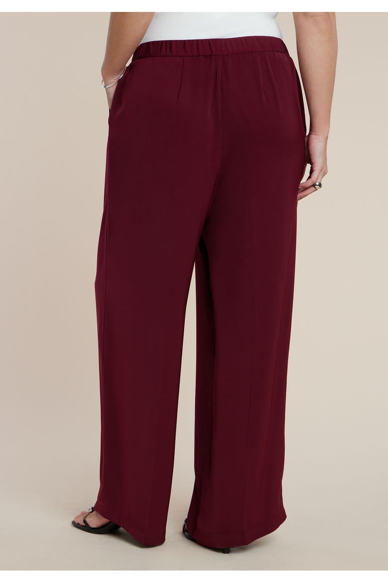 Wide Leg Trouser, Alternate, color, WINE