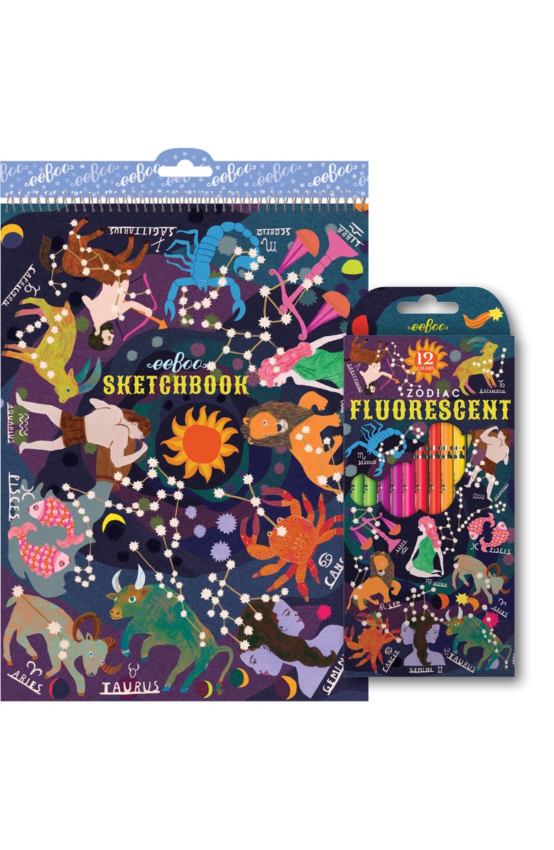 eeBoo Zodiac Sketchbook Bundle, Main, color, 