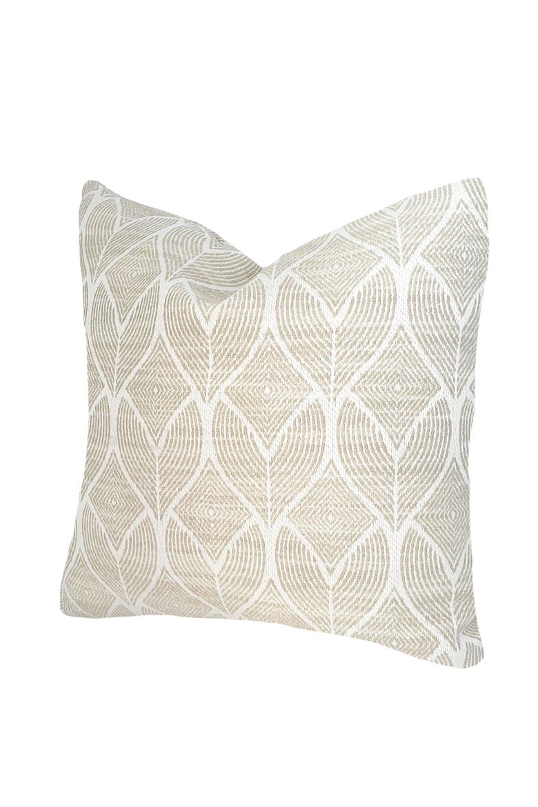 Cool Tropics Indoor Outdoor Pillow, Main, color, Beige