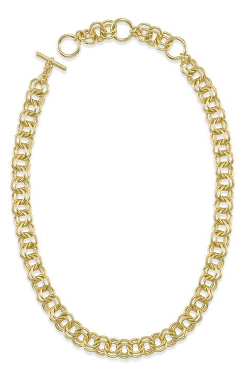 Double Link Chain Necklace