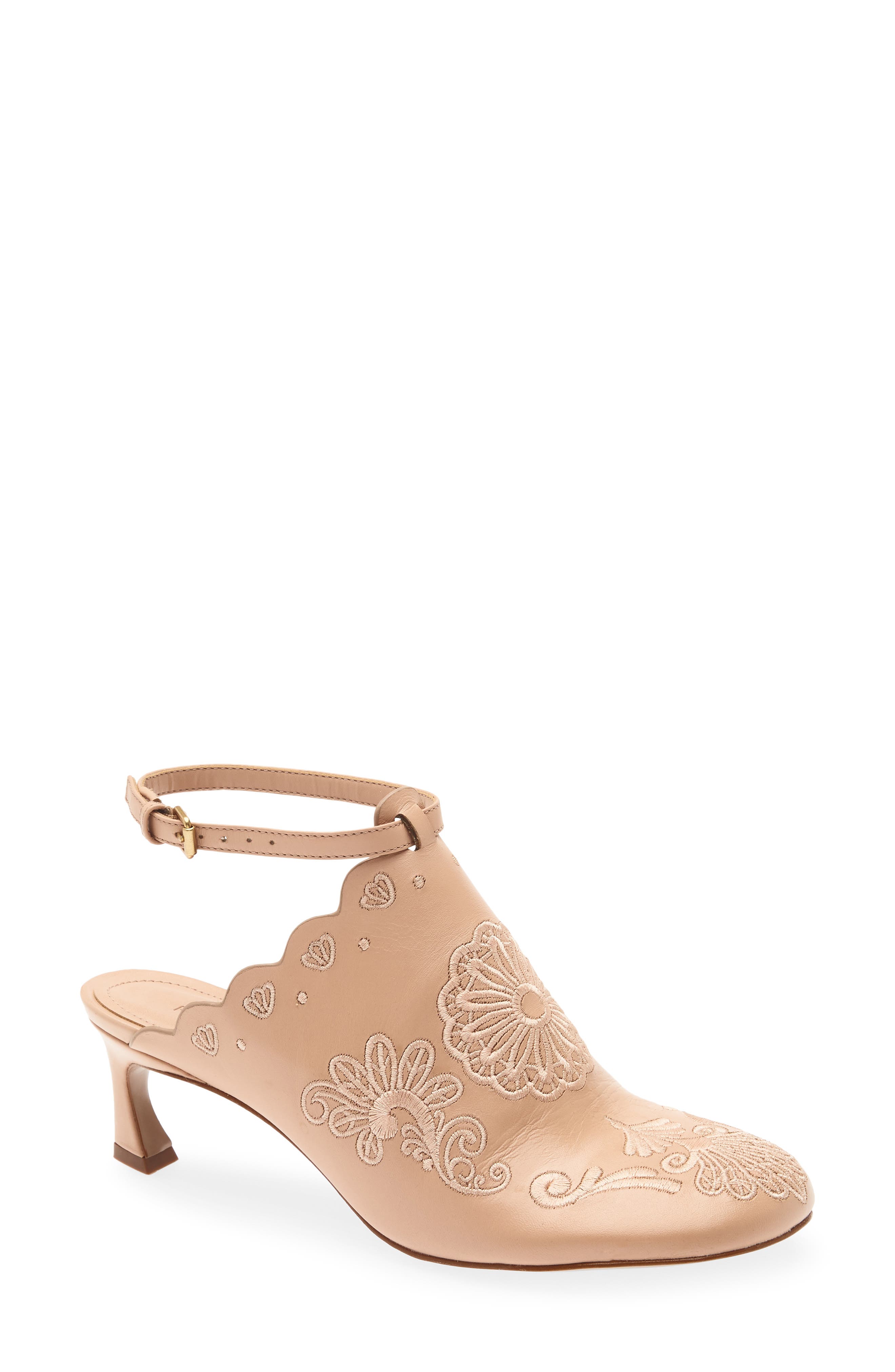 Rechillieu Embroidered Pump, Main, color, OLD BLUSH