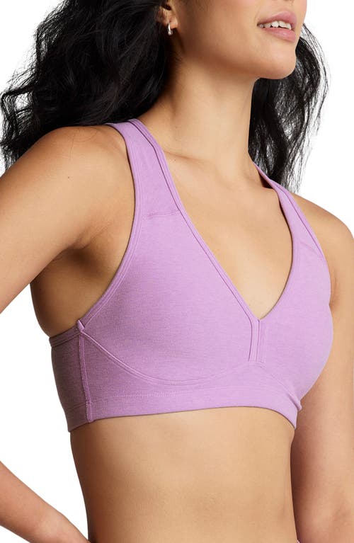 Beyond Yoga Lift Your Spirits Sports Bra In Purple