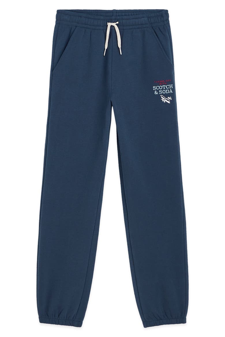 Kids' Fleece Joggers, Main, color, SKY CAPTAIN
