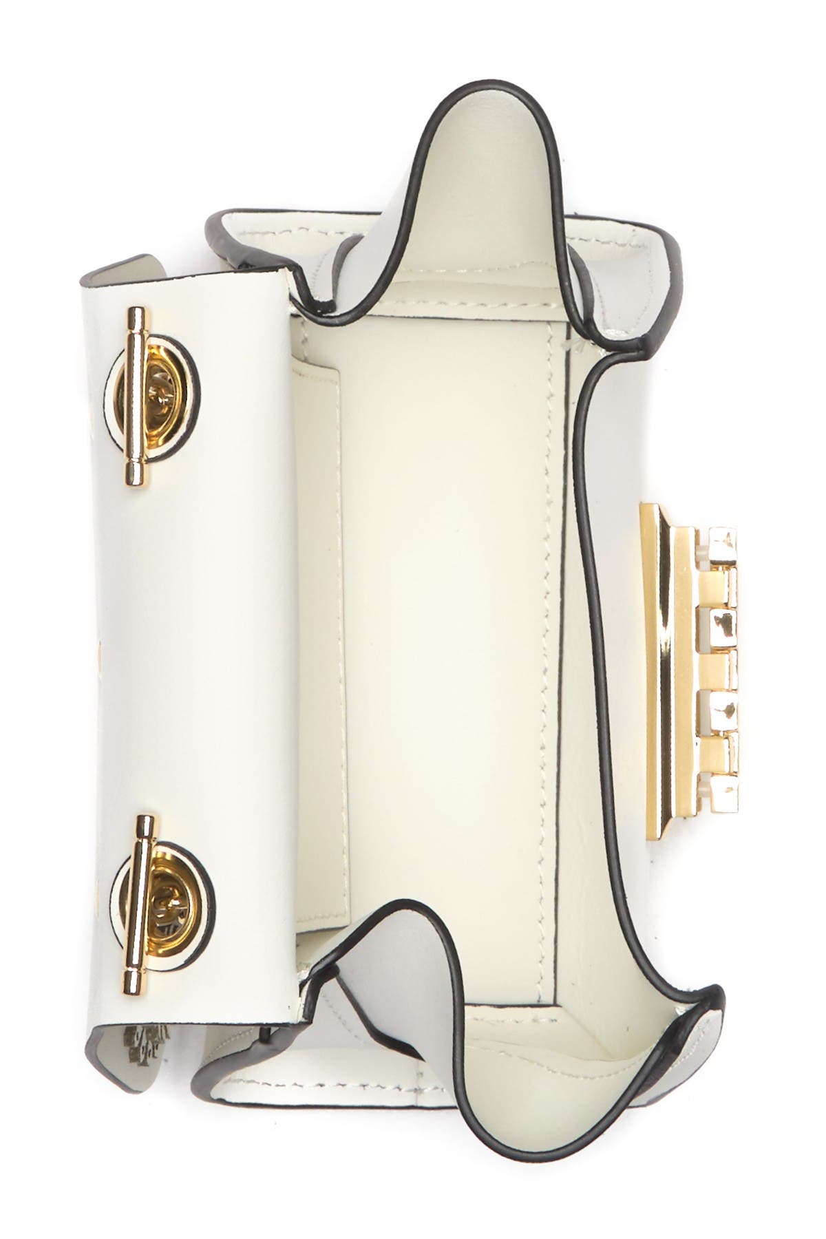 ZAC Zac Posen Eartha Mini Faux Pearly Sunburst Leather Drop Chain Bag, Alternate, color, 