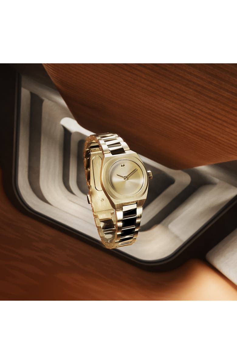 MVMT Odyssey II Quartz Bracelet Watch, 25mm, Alternate, color, Gold