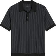 rag & bone Zuma Stripe Terry Cloth Polo