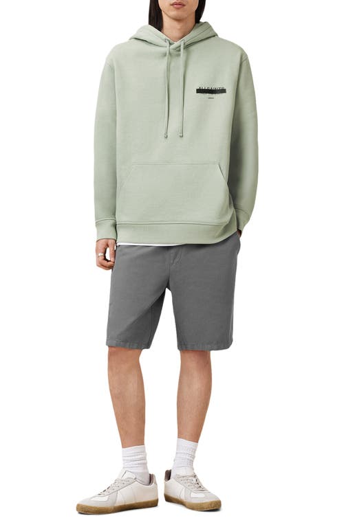 Allsaints Redact Pullover Embroidered Logo Hoodie