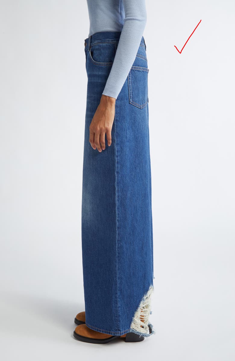 Chloé High Waist Wide Leg Jeans, Alternate, color, Night Blue