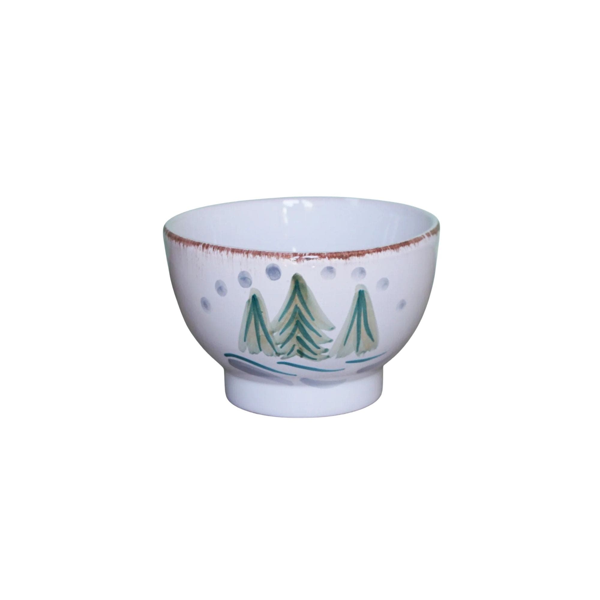 La Gabbianella Cortina (winter Trees) Cereal Bowl In White