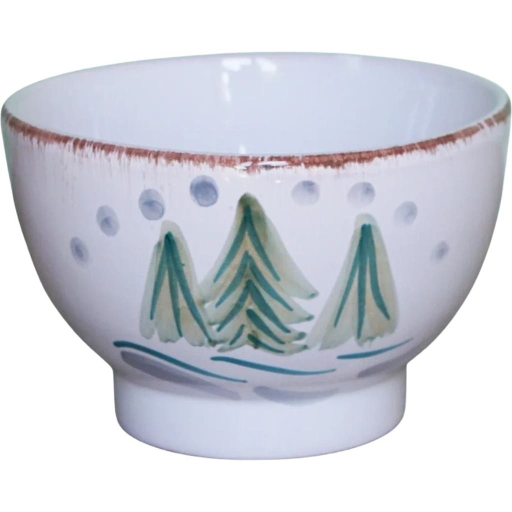 La Gabbianella Cortina (winter Trees) Cereal Bowl In White