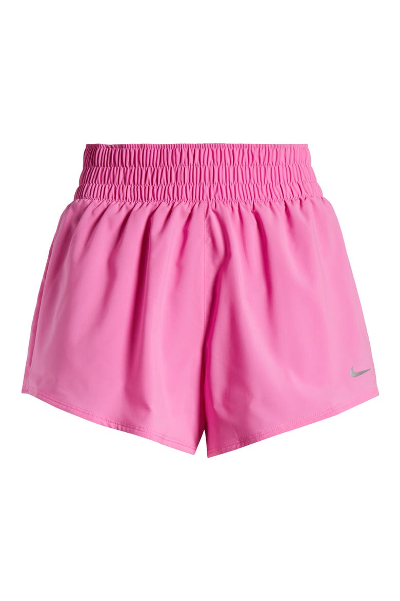Dri-FIT Mid-Rise 3-Inch Brief-Lined Shorts, Alternate, color, 675 PLYPNK/REFSIL