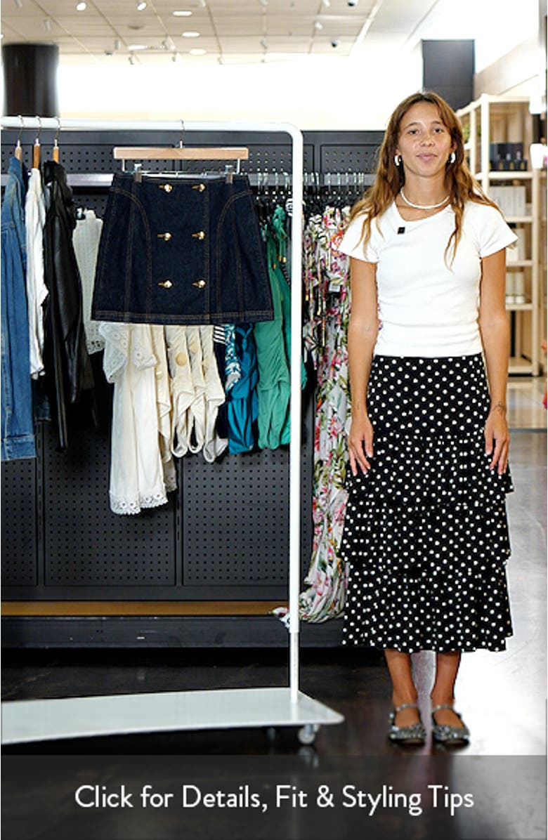 The Clara Denim Miniskirt, sales video thumbnail